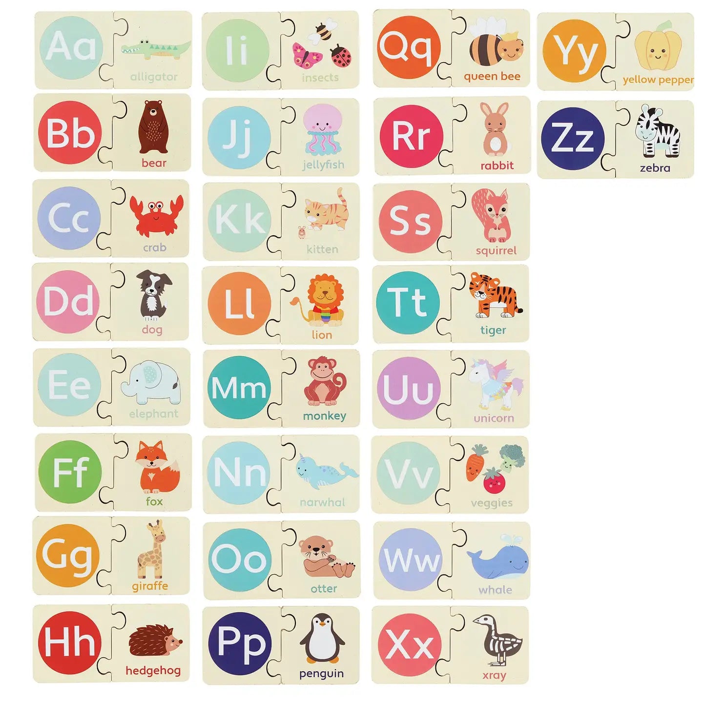 ALPHABET PUZZLES IN A BOX